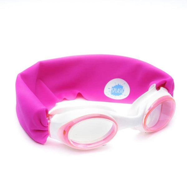 swimming goggles pink Neon Pink Swim Goggles – Sissy & Bean