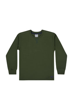 Knit  jersey shirt- dark green