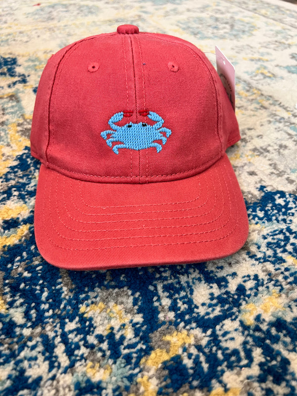 Needlepoint Hat - Crab