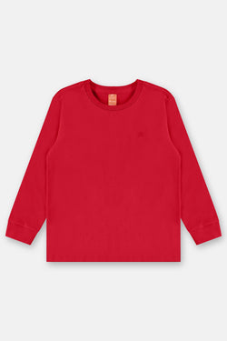 jersey elastane shirt- red
