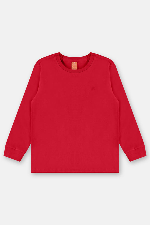 jersey elastane shirt- red