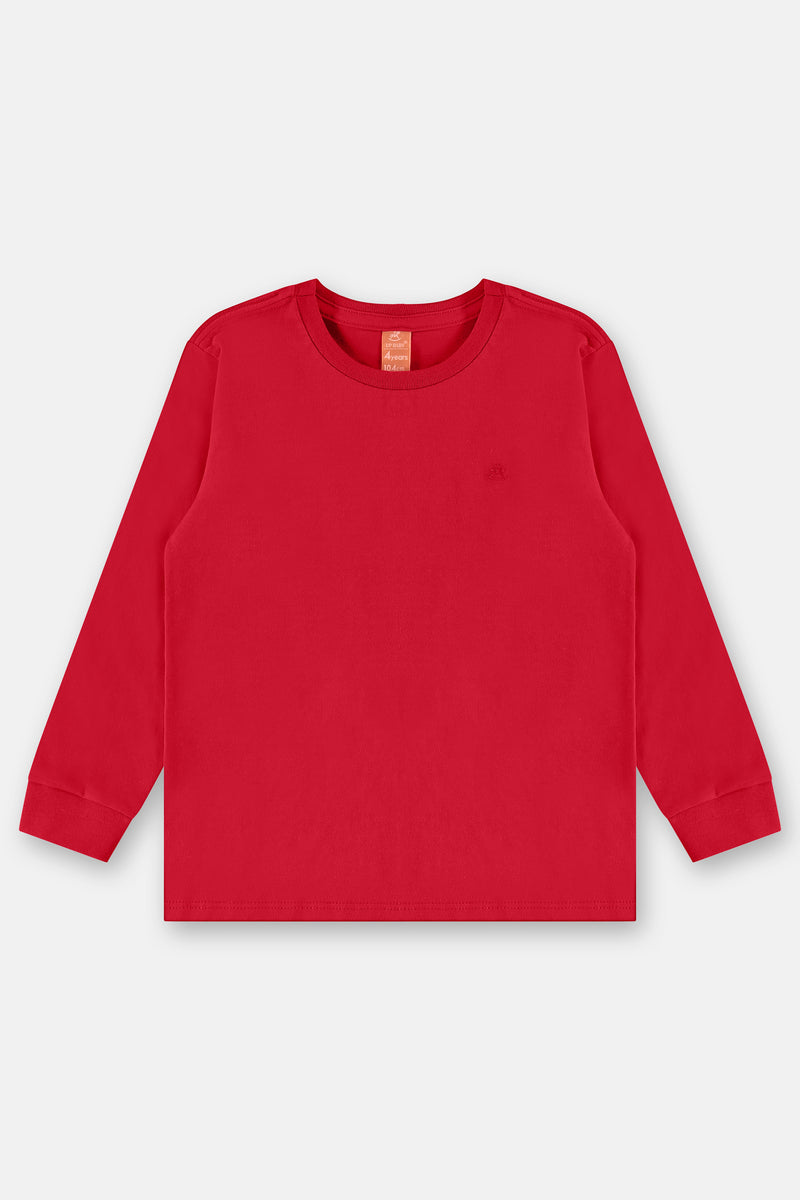 jersey elastane shirt- red