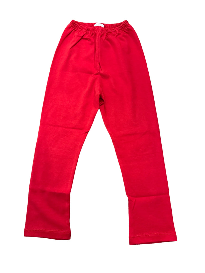 Pima Leggings- Red