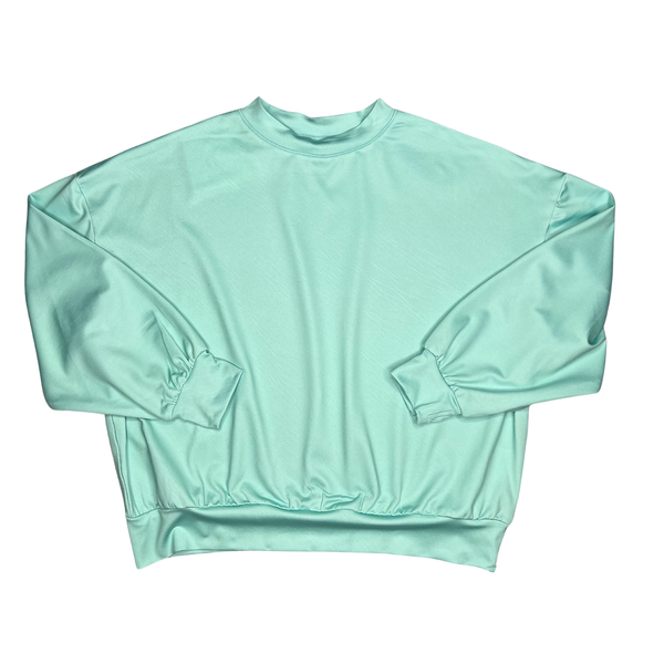 Performance Sweatshirt- Aqua