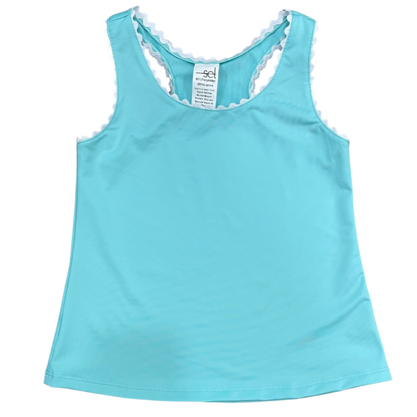 Riley Tank- Totally Turquoise
