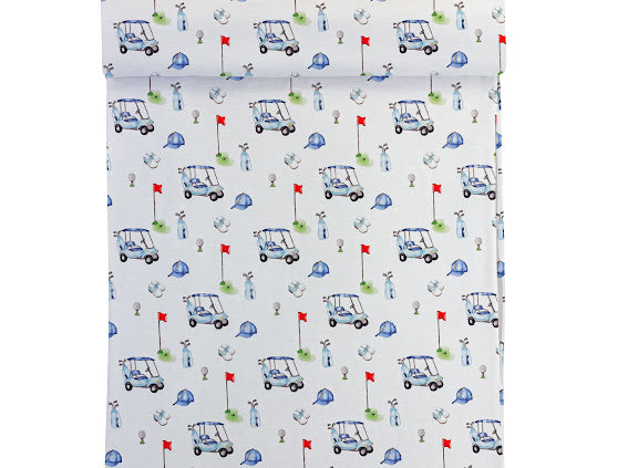 Golf Clubs Swaddle Blanket