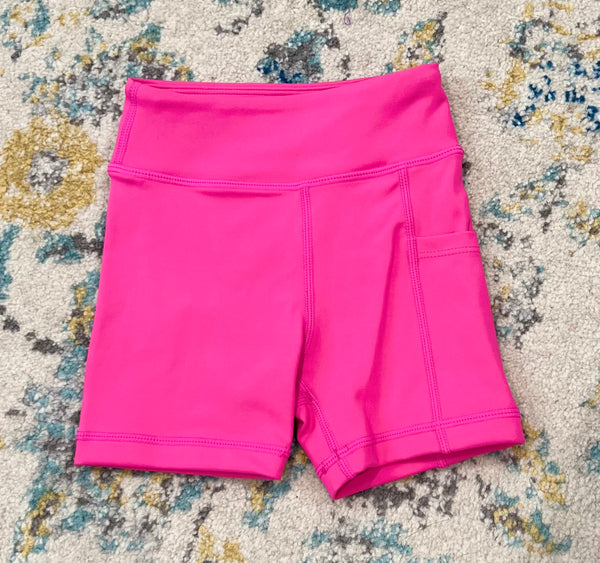 Ellis Biker short- Hot Pink