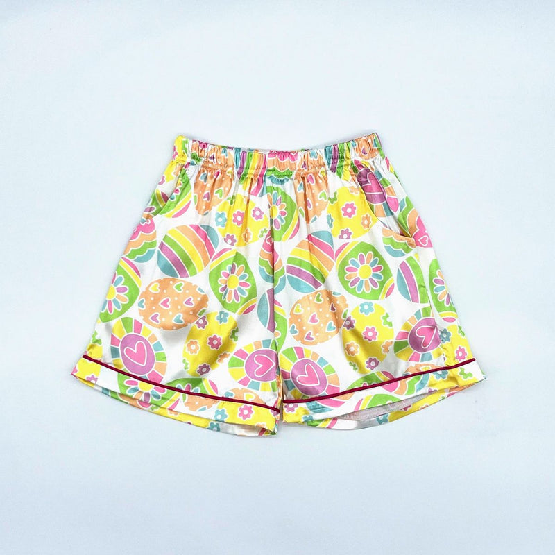 Easter Egg Silk Pajama Set