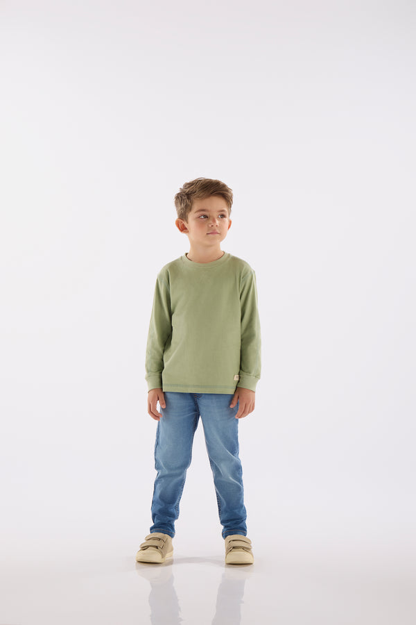 jersey elastane shirt- green