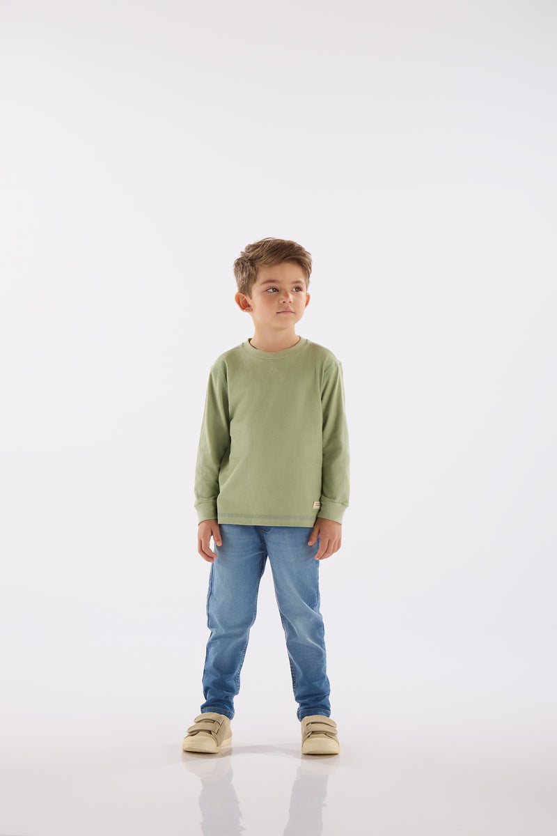 jersey elastane shirt- green
