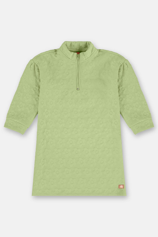 Quilted Dress- Green