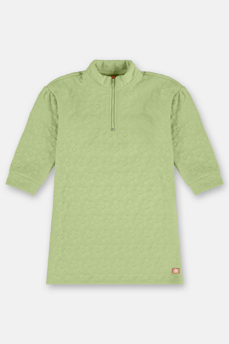 Quilted Dress- Green