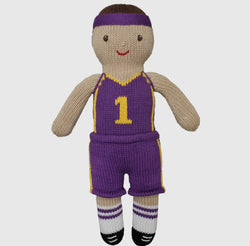 Basketball Player- Purple & Gold