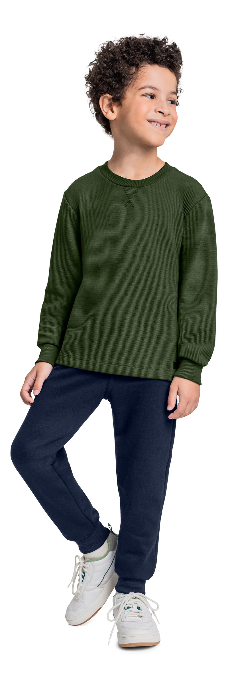 Knit  jersey shirt- dark green