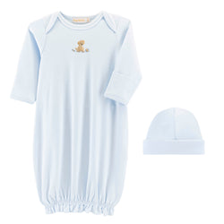 Good Puppy gown & hat set