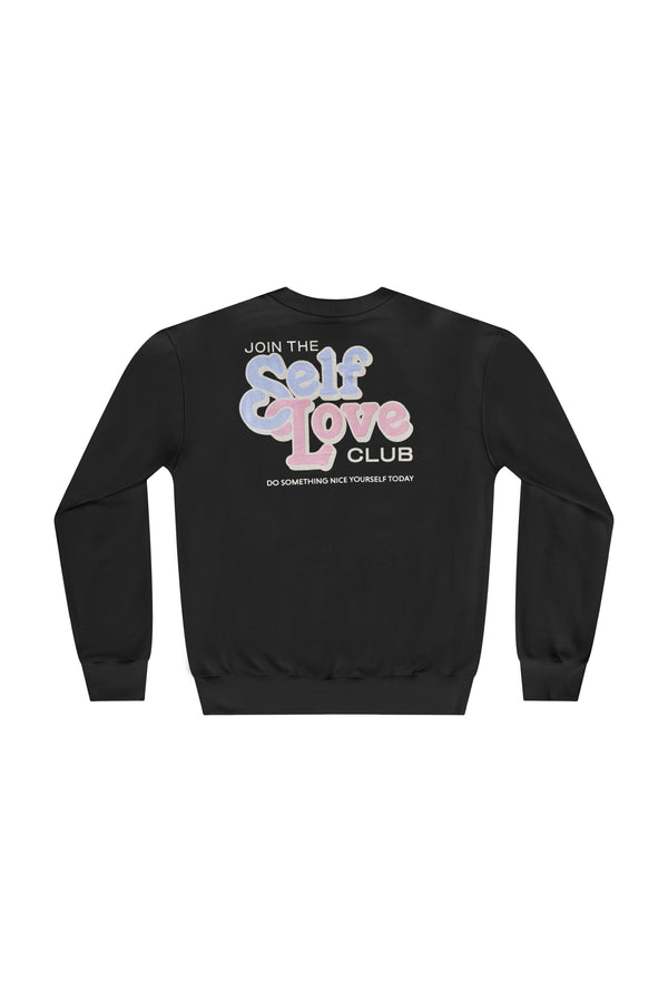 Glam Sweatshirt- Black self love
