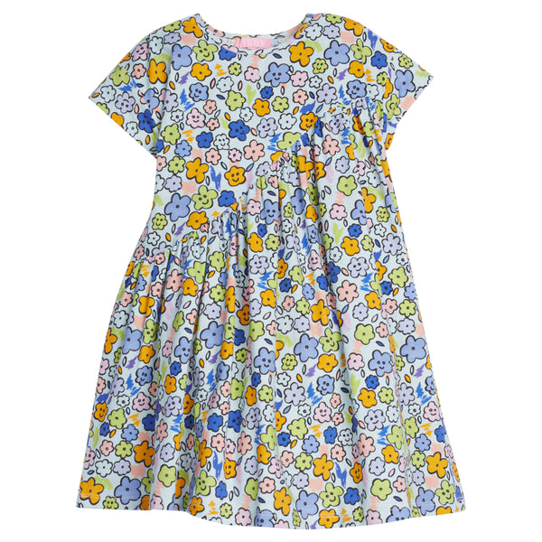 Swoop Dress- Cartoon Floral