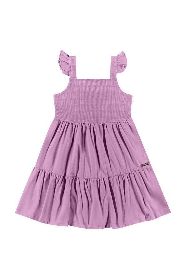 Ribbed Dress- Lilac