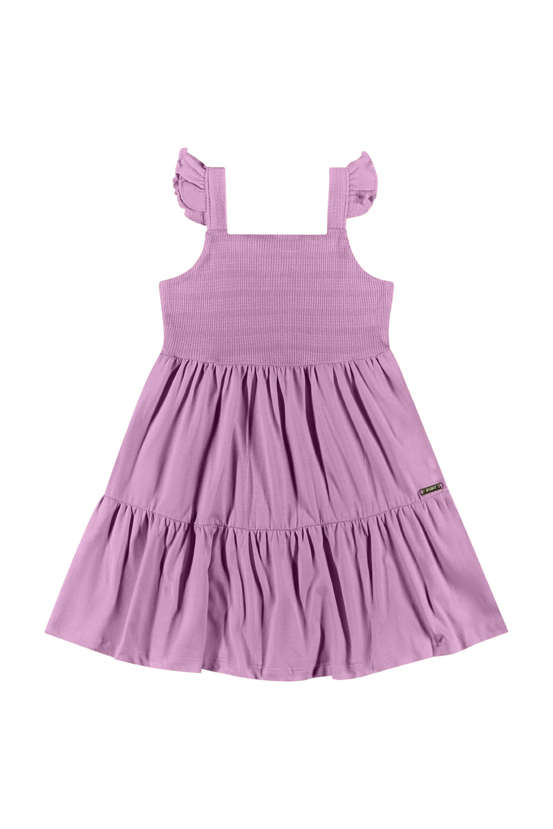 Ribbed Dress- Lilac