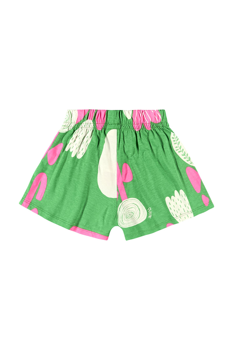 Jersey set & short- tropical print