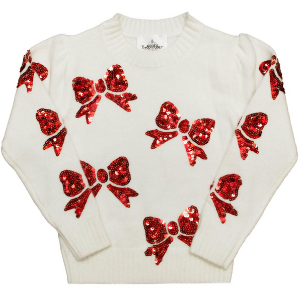 Red Bow Sweater