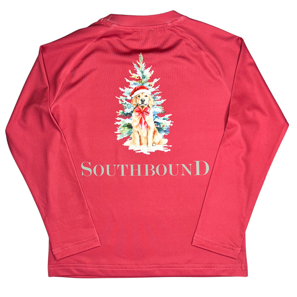 Performance Tee- christmas pup