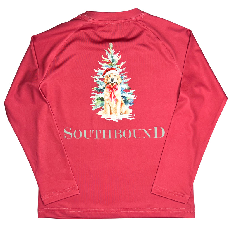 Performance Tee- christmas pup