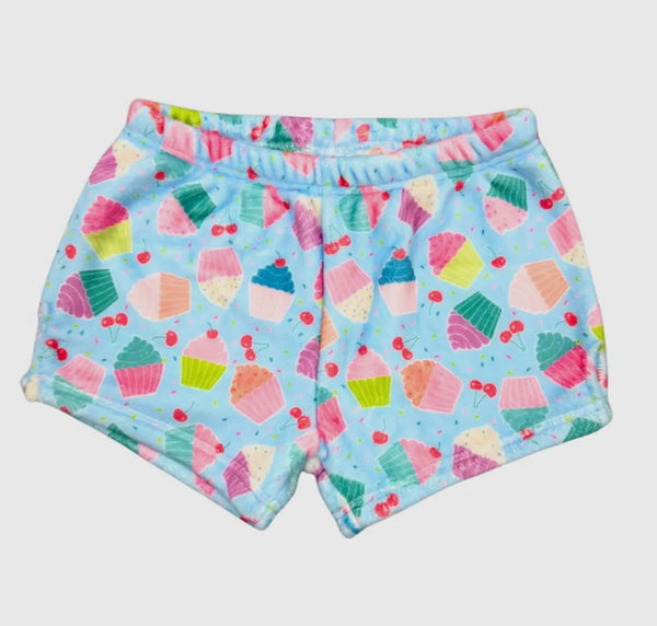 Plush Shorts- Cupcakes