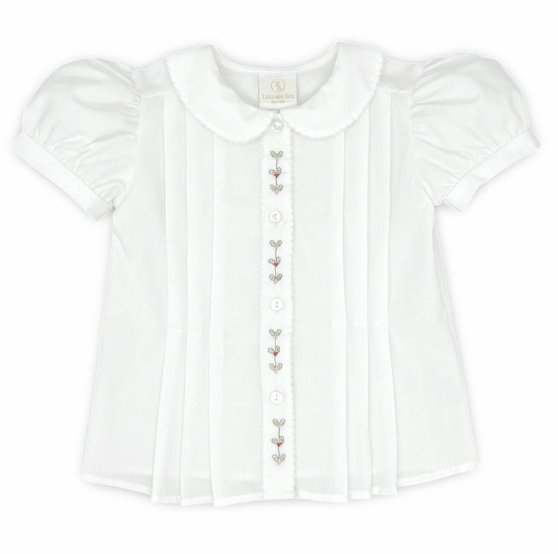 Vintage Blouse- White Batiste Holly