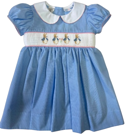 strapless open back dress LuLu BeBe Girls Dana Dress - Embroidered Princesses main image 0