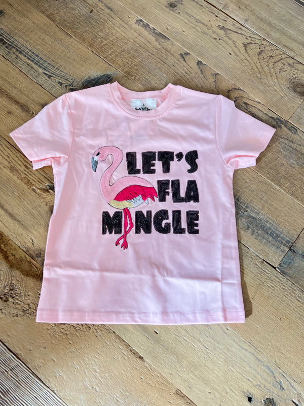 Flamingo Sequin Shirt