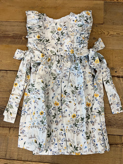 Gisselle Dress- yellow florals