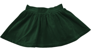 Velvet Skirt- Green