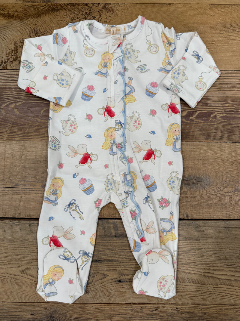 Tea Party Ruffle Footie