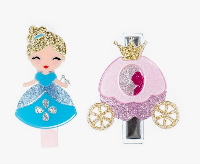 Princess & Carriage Alligator Clips