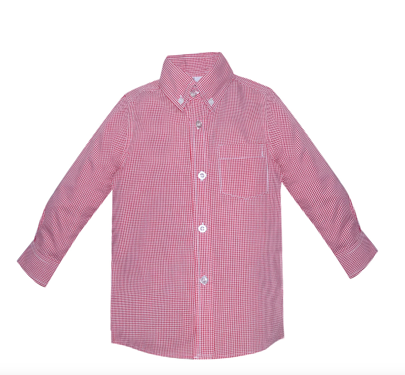 Arthur Button Down- Red