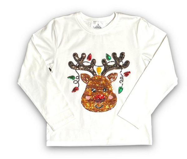 Reindeer Sequin Shirt