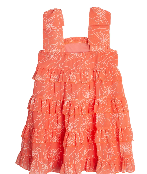 Addison Dress- coral
