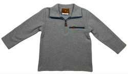 Kingston 1/4 Zip Pullover- Grey