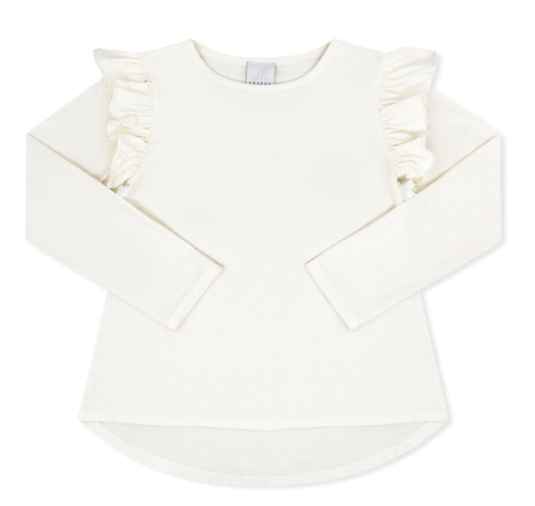 Elizabeth Blouse- Cream knit