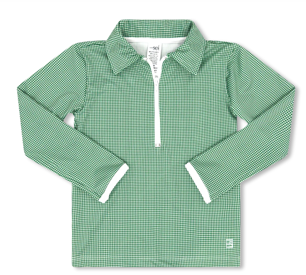 Henry Half Zip- Augusta Green