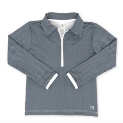 Henry Half Zip- Nantucket Navy