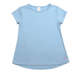 Bridget Basic Tee- Cotton Candy Blue