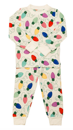 Christmas Lights Bamboo PJ Set