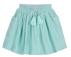 Circle Skirt- Aqua Velvet