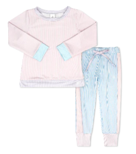 Selena Jogger Set- Cotton Candy Pink