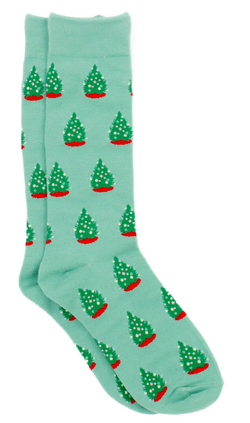 Lucky Duck Socks- Christmas Tree