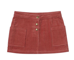 Daphne Skirt- Cranberry