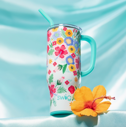 Island Blooms Mega Mug