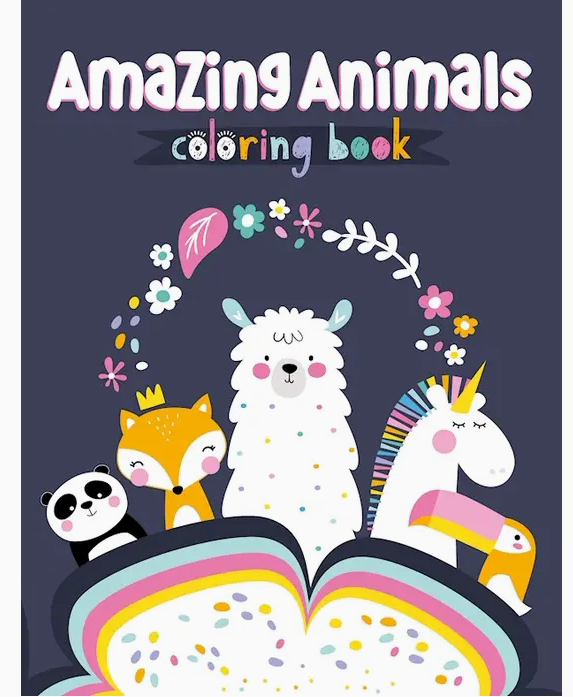 Coloring Book- Amazing Animals